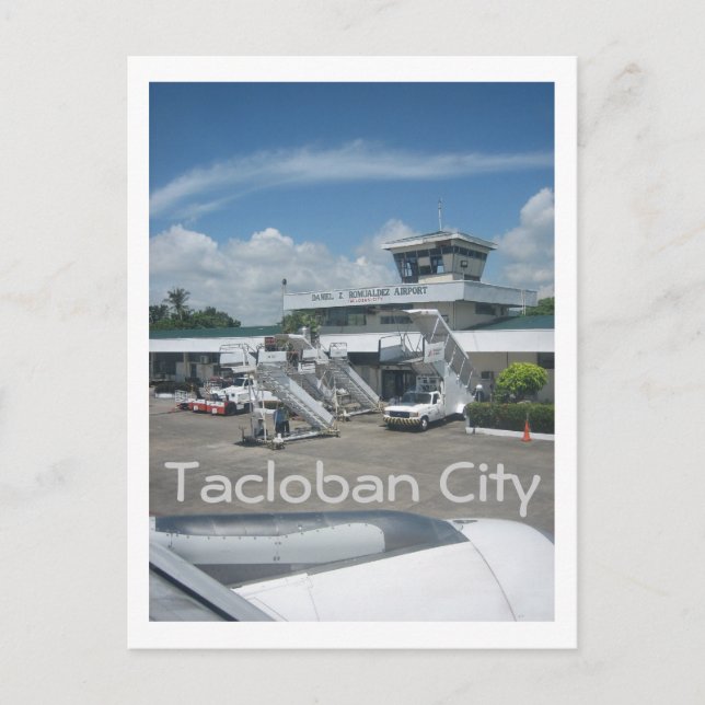 Tacloban flygplats vykort (Framsida)