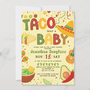 Taco About Baby Spansk Inbjudan