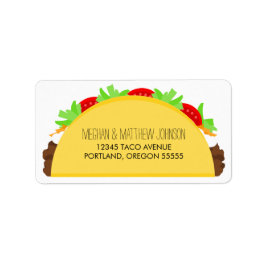 Taco Adressetikett