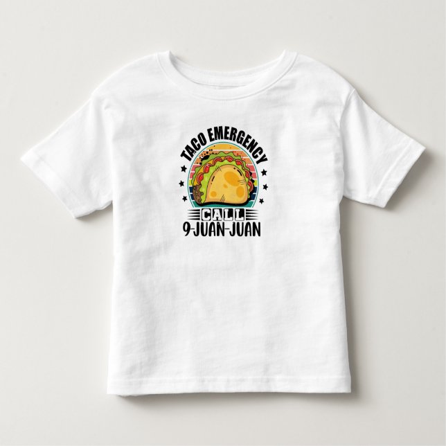 Taco Akut Call 9 Juan Tacos Älskare T Shirt (Framsida)