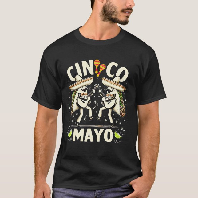 Taco Älskare Food Cinco De Mayo 2024 Classic T-Shi T Shirt (Framsida)