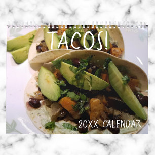 Taco Älskare mexikanska livsmedelsrestauranger Kalender