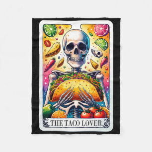 Taco Älskare Tarot Card Tacho Tisdag Cinco De Mors Fleecefilt