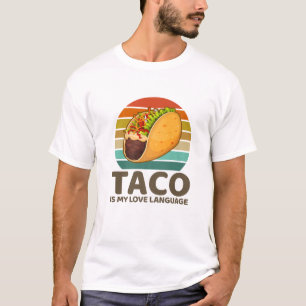 Taco är mitt Kärlek-språk, underbart Tacos-mexikan T Shirt