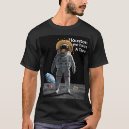 Taco Astronaut in Space Funny T-Shirt
