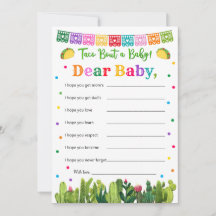 Taco Baby Shower Önskemål för Baby, Taco Bout