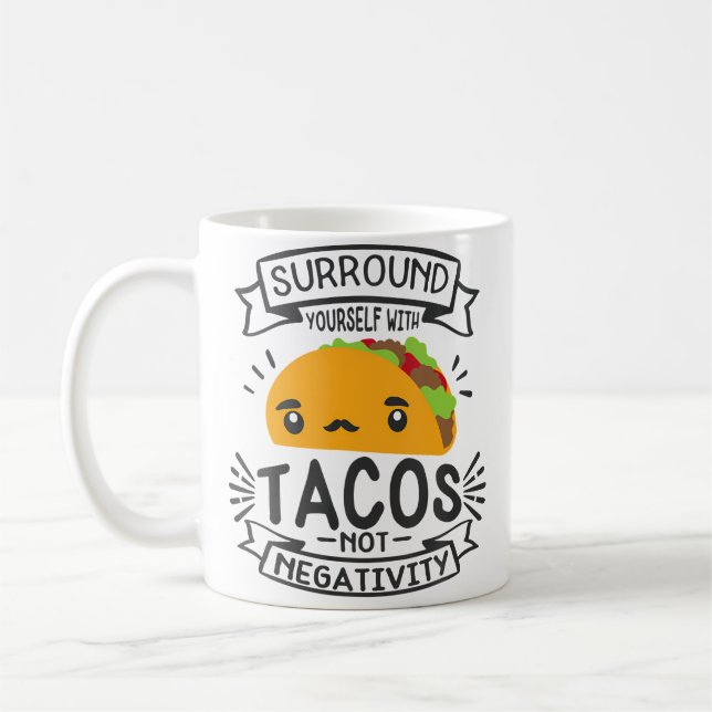 Taco Bar För Taco Älskare Kaffemugg (Vänster)