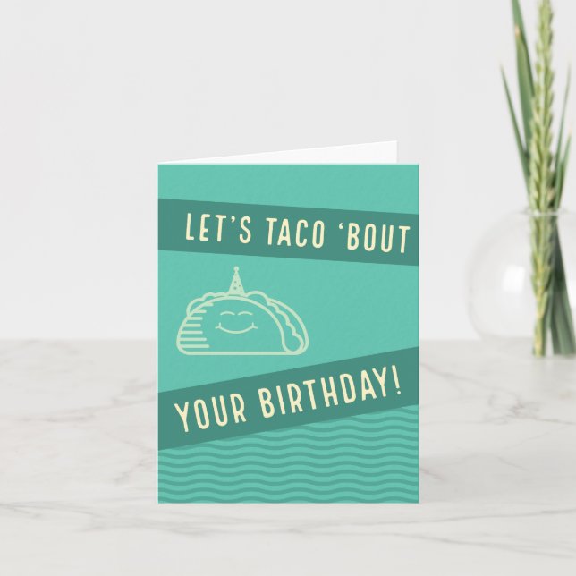 Taco Birthday-kort Kort (Framsida)