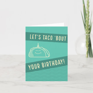 Taco Birthday-kort Kort