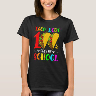 Taco Bout 100 dagar för skollärare Student Kids T Shirt