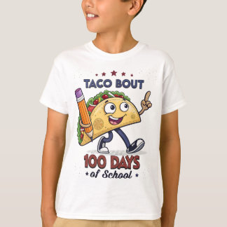 Taco "Bout 100 Days of School Firande" T Shirt