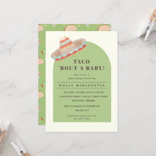 Taco Bout a Baby Baby Shower-inbjudan Inbjudningar