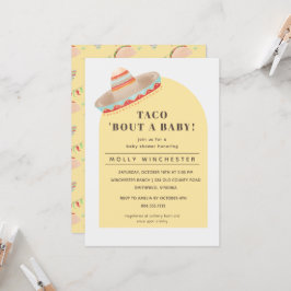 Taco Bout a Baby Baby Shower-inbjudan Inbjudningar