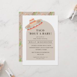 Taco Bout a Baby Baby Shower-inbjudan Inbjudningar