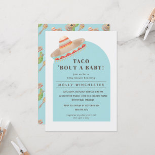 Taco Bout a Baby Baby Shower-inbjudan Inbjudningar