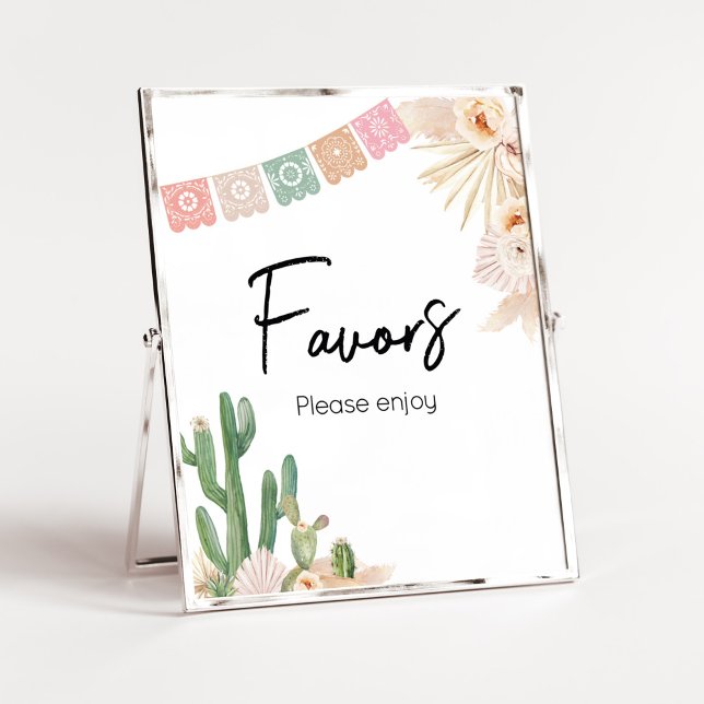 Taco Bout A Baby Boho Baby Shower Favors favoriter Poster (Cactus Baby Shower Favors Sign)