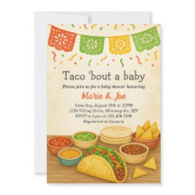 Taco Bout A Baby Fiesta Baby Shower-inbjudan