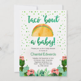 Taco 'Bout A Baby Fiesta Baby Shower-inbjudan Inbjudningar