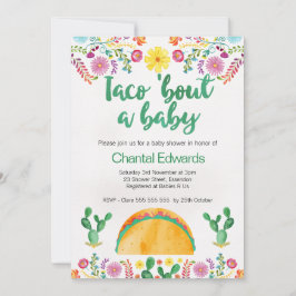 Taco 'Bout A Baby Fiesta Baby Shower-inbjudan Inbjudningar