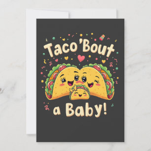 Taco "Bout a Baby Gravid Tao Cinco De Mayo Meddelande
