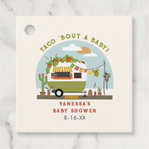 Taco Bout A Baby Neutralt Grönt Baby Shower Gåvor Etiketter