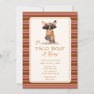 Taco Bout A Baby Shower Fiesta Inbjudningar