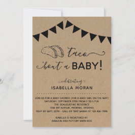 Taco "Bout a Baby Shower-inbjudan" Inbjudningar