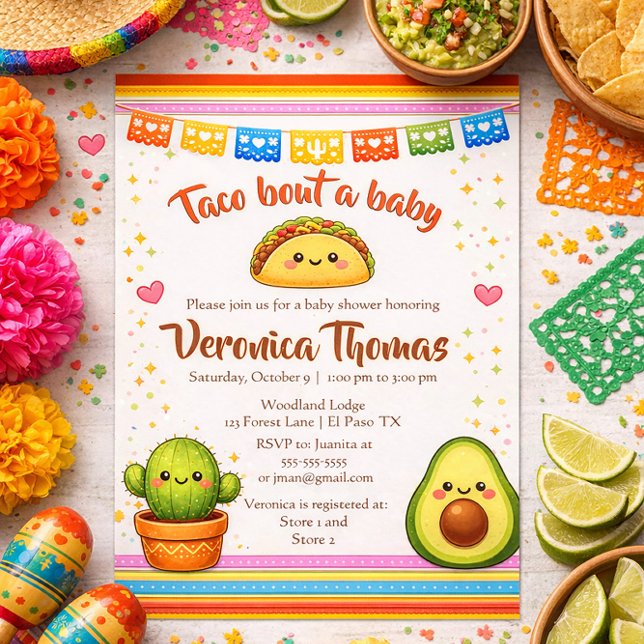 Taco bout a Baby Shower Inbjudningar (Skapare uppladdad)