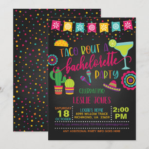 Taco Bout a Bachelorette Party bjudande - BL Inbjudningar