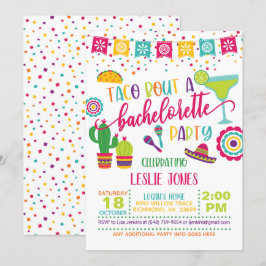 Taco Bout a Bachelorette Party bjudande - WH Inbjudningar
