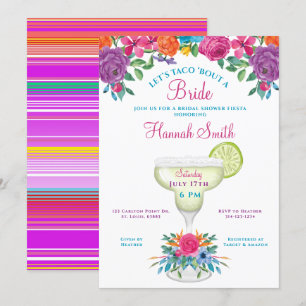 Taco Bout A Bride Möhippa Fiesta-inbjudan Inbjudningar
