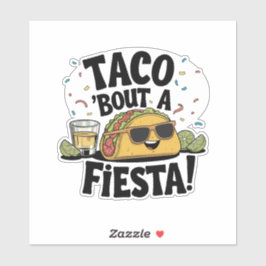 Taco, Bout A Fiesta! - Cinco de Mayo Klistermärken