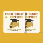 Taco Bout a Future Funny Studentfest Underlägg Papper Kvadrat<br><div class="desc">Skapa personligens pappra underlägg för studentfesten. Dessa roligt party-förråd har slagordet TACO BOUT A FRAMTID tillsammans med en illustration av en taco som bär en studentmössa. Det här är redot att vara personlig med dina egna grattisar och din egen klass av år.</div>