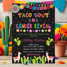 Taco 'Bout a Gender Reveal Party Invitation Inbjudningar