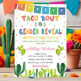 Taco 'Bout a Gender Reveal Party Invite Inbjudningar
