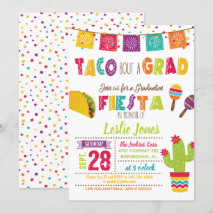 Taco Bout a Grad Studenten inbjudan - WH