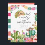 Taco "Bout A Party 30års födelsedag Fiesta Cactus Inbjudningar<br><div class="desc">Taco 'Bout A Party 30års födelsedag Fiesta Cactus Inbjudan Alla formgivningar är © PIXEL PERFECTION PARTY LTD</div>