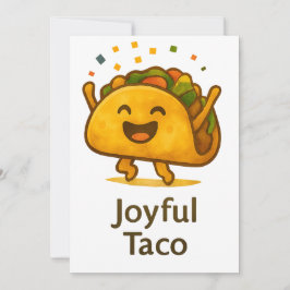 Taco 'Bout a Party Cute Fiesta Birthday Invitation Inbjudningar
