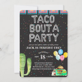 Taco Bout A Party | Första födelsedagsinbjudan