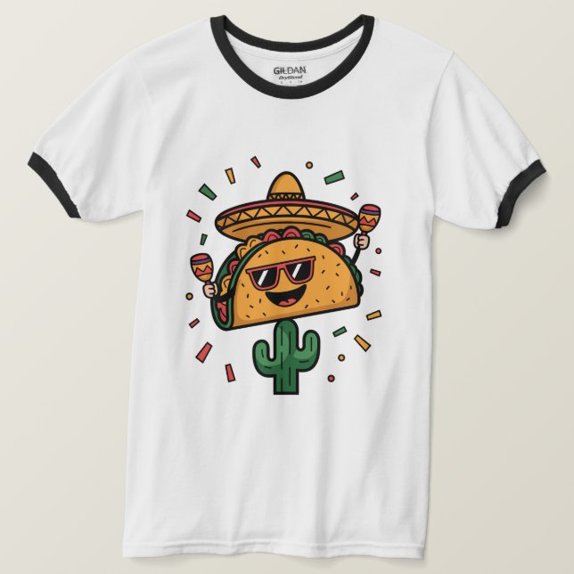 Taco "Bout a Party! T Shirt (Design framsida)