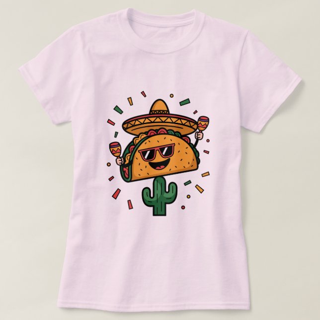 Taco "Bout a Party! T Shirt (Design framsida)