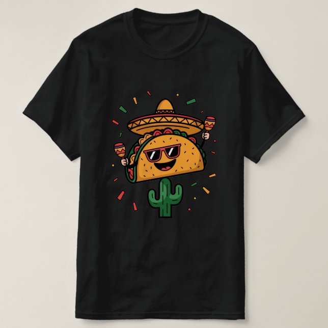 Taco "Bout a Party! T Shirt (Design framsida)