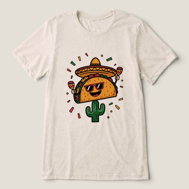 Taco "Bout a Party! T Shirt (Design Framsida)