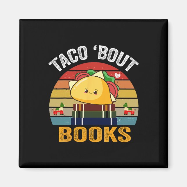 Taco Bout Bokar Funny Mexican Food Cinco De Mayo B Magnet (Framsidan)