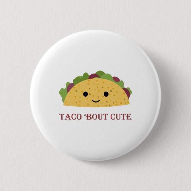 Taco Bout Cute Kawaii Taco Knapp (Framsida)