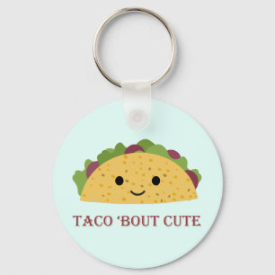 Taco Bout Cute Kawaii Taco Nyckelring