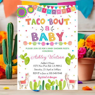 Taco 'Bout en Baby Shower Inbjudan Fiesta Inbjudan