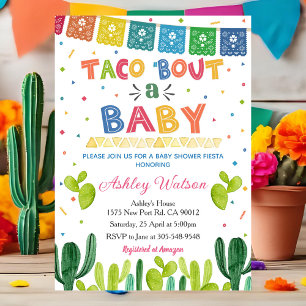 Taco 'Bout en Baby Shower-inbjudan Mexikansk Fiest Inbjudningar