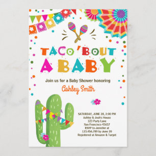 Taco Bout, en inbjudan till en babydusch i Baby Fi