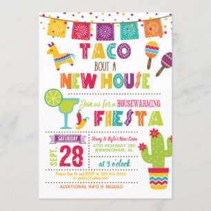 Taco Bout en ny inbjudan till husuppvärmning W